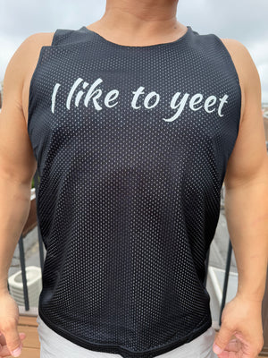 Men’s I Like to Yeet/Yeet Me Reversible Mesh Tank Top