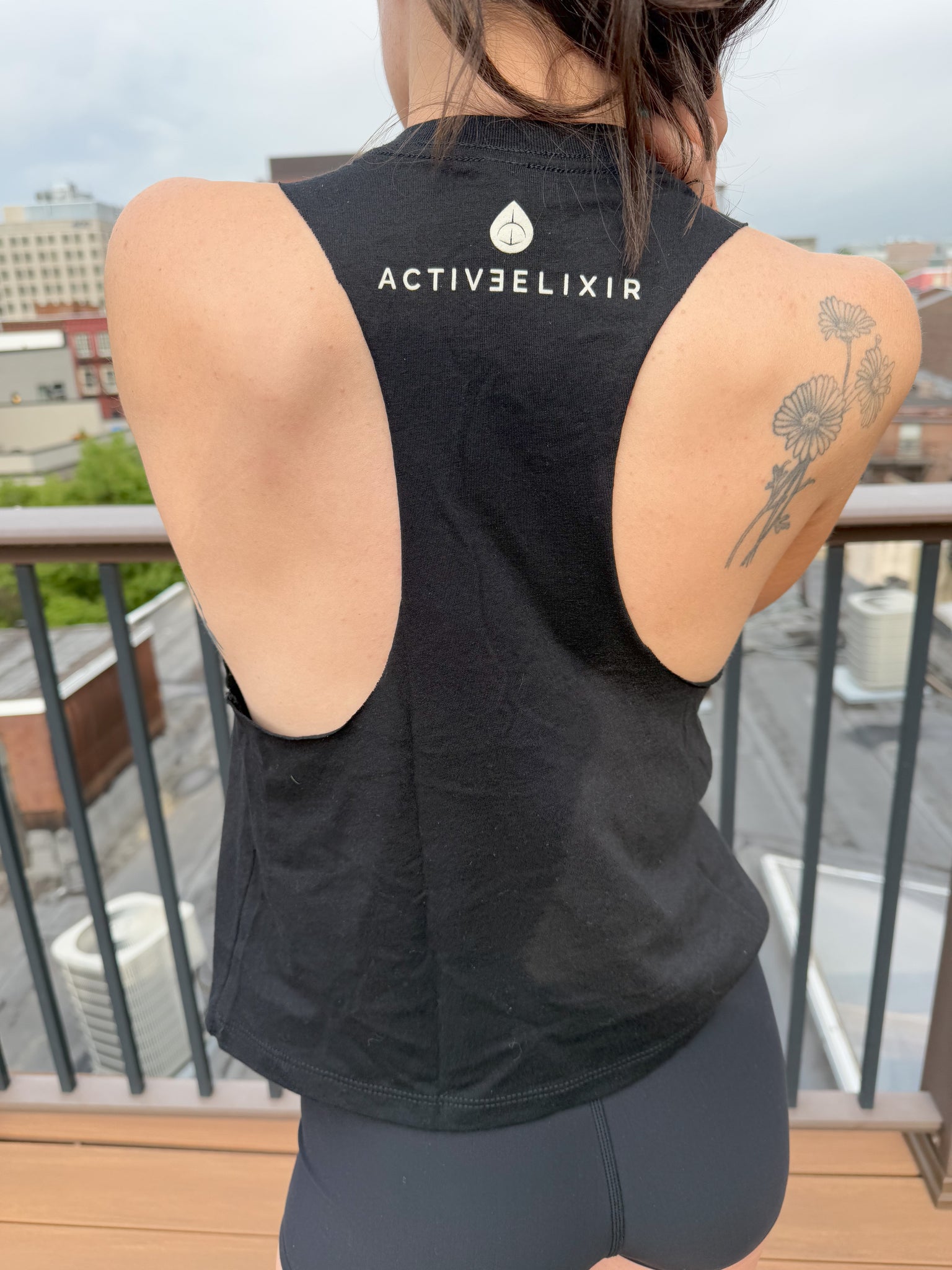 Women’s Yeet Me Racerback Cropped Tank