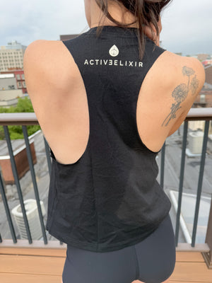 Women’s Yeet Me Racerback Cropped Tank