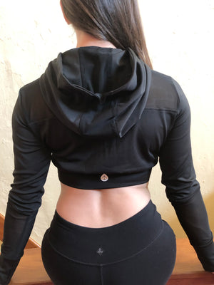 Anti-Gravity DTE Crop Top Hoodie