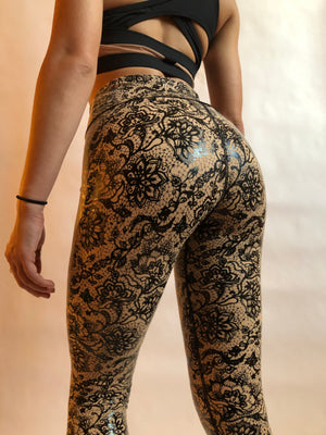 BLAIR (Black Lacy Adaptable Impressive Resilient) Goddess Grip Leggings