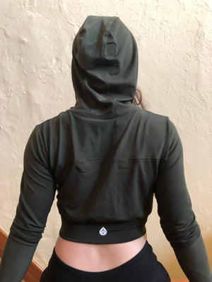 Anti-Gravity DTE Crop Top Hoodie