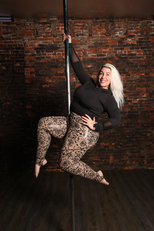 BLAIR (Black Lacy Adaptable Impressive Resilient) Goddess Grip Leggings