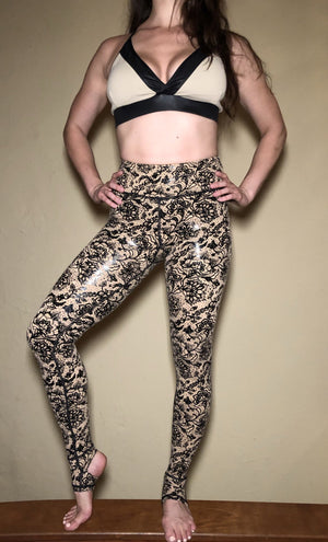 BLAIR (Black Lacy Adaptable Impressive Resilient) Goddess Grip Leggings